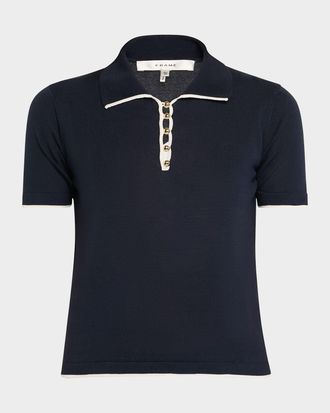 Tシャツ・カットソー K-WAY Woman Polo Shirt Black K4123RW USY S2a8668a0d3724ab9a9a5a6b219849