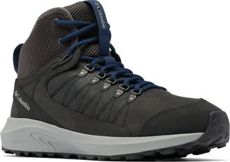 Columbia TRAILSTORM CREST MID WATERPROOF Waterproof Mens Mid Rise Trekking And Hiking Boots, Black (Shark x Admiral), 10.5 UK