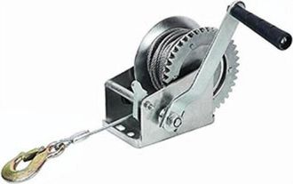 Trade Shop Trade Shop - Paranco Manuale 2000 Lb Con Cavo In Acciaio 10 Metri Sollevatore Verricello