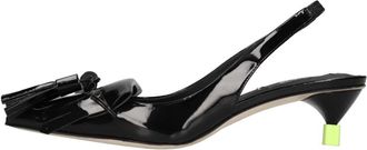 Msgm With Heel - Dames - Pumps - Zwart - 37 EU - Leer - Schoenen