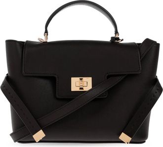 Max Mara Margaux Leren Handtas - Dames - Tassen - Bruin - Maat: ONE Size Leer