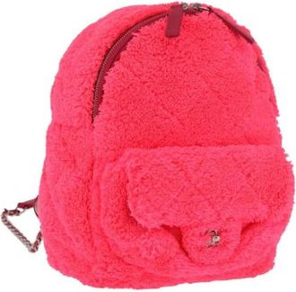 Chanel Pre-owned Vintage Rugzak - Dames - Vintage Rugzakken - Roze - ONE Size - Vintage