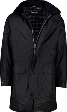 Barbour tussenjas trench coat navy