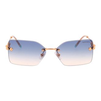 Tiffany & Co. Stijlvolle zonnebril voor vrouwen - Dames - Zonnebrillen - Geel - 59 MM - Accessoires