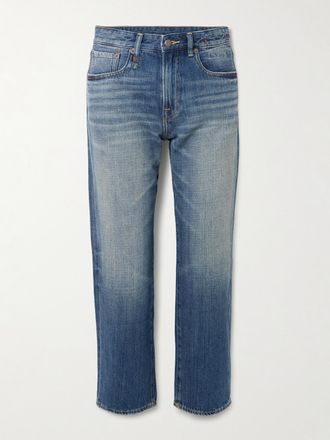 R13 Jeans A Gamba Dritta E Vita Alta Romeo - Blu