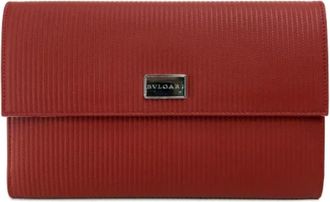 Bulgari Pre-owned Fabric home-office - Dames - Vintage Accessoires - Rood - ONE Size - Vintage