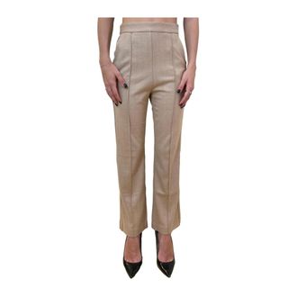 Max Mara Straight Trousers, female, Gray, L, Orlanda Pant