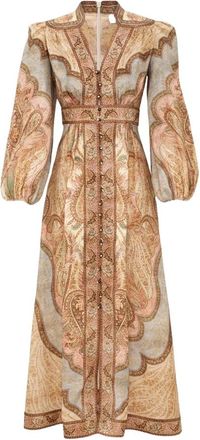 Zimmermann Mujer, Vestidos, Multicolor, Talla: XL