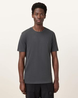 AllSaints Brace Brushed Cotton Crew Neck T-Shirt