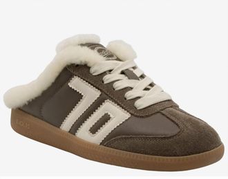 Back70 Womens Easter Fl Backless Sneakers In Taupe Butter