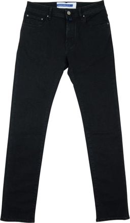 Jacob Cohen Jeans - Heren - Slim Fit Jeans - Zwart - W38 - Katoen - Jeans