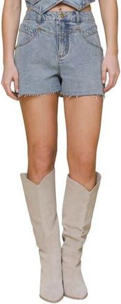 Avec Les Filles High Waist Cutoff Shorts in Canyon Land Wash at Nordstrom Rack, Size 24