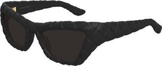 Bottega Veneta BV1438S 001 Womens Sunglasses Black Size 56