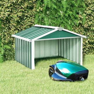 vidaXL Cobertizo Para Cortac&eacute;sped Acero Galvanizado Verde 92x97x63 Cm Vidaxl