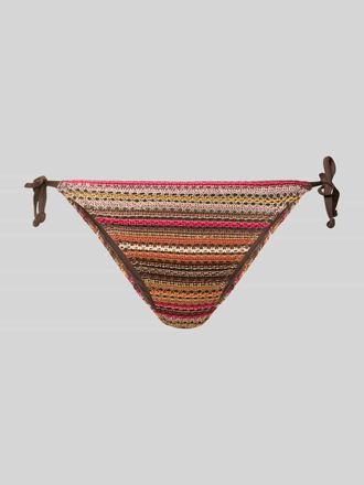 Jake*s Casual Slim Fit Bikini-Hose mit Schn&uuml;rverschluss in Dunkelbraun, Gr&ouml;&szlig;e XL