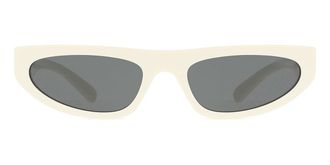 Miu Miu MU07ZS 1425S0 Womens Sunglasses White Size 56