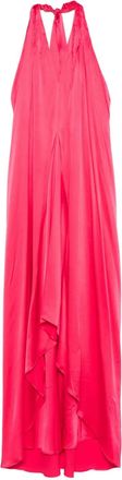 DANAMÉ halterneck ruffled dress - Pink