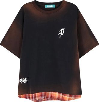 Barrow T-shirt met ronde hals - Heren - T-shirts - Zwart - M - Katoen - Tops