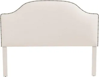 Ballard Designs Camden Untufted Headboard with Pewter Nailheads - Ballard Designs
