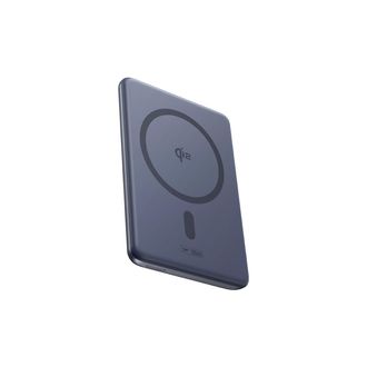 OEM Bater&iacute;a Externa Ultradelgada De 5000 Mah Con Soporte Y Cable Picogo Am31 Qi2 Magsafe De 20 W - Gris