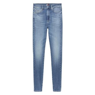 Tommy Jeans Dames, Jeans, Blauw, Maat: W28 Katoen