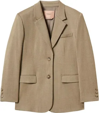 Twinset Mujer, Chaquetas, Beige, Talla: S