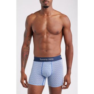 Tommy John Second Skin 4-Inch Boxer Briefs in Surf The Web Surf Boards at Nordstrom, Size Xx-Large
