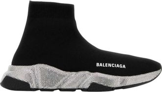 Balenciaga Black Logo Speed Sneakers