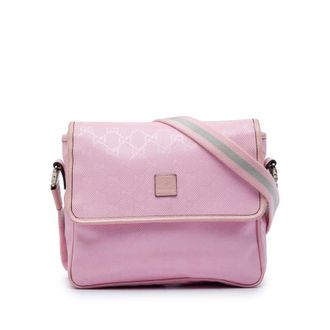 Gucci Pre-owned Gucci Kids GG Imprime Web Messenger Bag Ladies C8660GRG7CXO5XRO