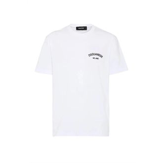 Dsquared2 T-Shirts, male, White, Size: M Milano T-Shirt