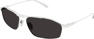 Balenciaga Sunglasses, male, Gray, Size: 63 MM Sunglasses