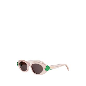 Dior Sunglasses, female, Pink, Size: 52 MM Clover B1I Oval Sunglasses