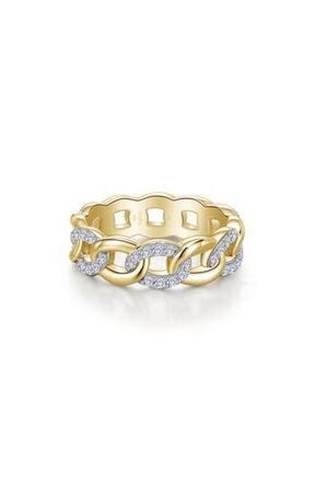 Lafonn Simulated Diamond Pav&eacute; Link Eternity Ring in White at Nordstrom Rack, Size 7