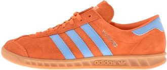 adidas Klassieke Hamburg Sneakers - Heren - Sneakers - Oranje - 47 1/3 EU - Leer - Schoenen