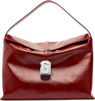 GCDS Borsa Comma grande - Rosso