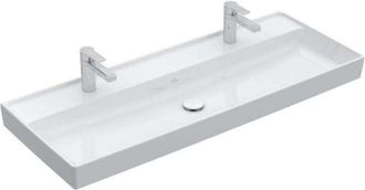 Villeroy & Boch Villeroy&boch - Collaro lavabo sur meuble, 1200 x 470 mm, 2 trous