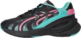 Puma Mens F1 Inverse Miami Sneaker In Flat Dark Gray/aquatic