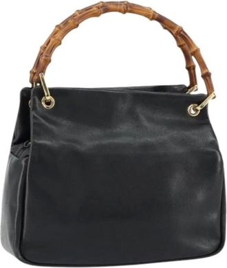 Gucci Pre-owned Handbags, female, Black, Size: ONE SIZE Pre-owned Vintage Handbag
