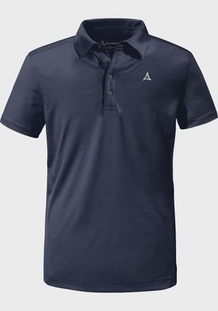 Sch&ouml;ffel Poloshirt SCH&Ouml;FFEL CIRC Polo Shirt Tauron M, Herren, Gr. 46, blau (8820, blau), Oberstoff: 100% Polyester, V-Ausschnitt, Shirts Poloshirt