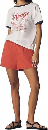 Chaser Womens Graphic Mirage Top In White