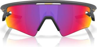 Oakley Gender Inclusive Sphaera Slash 36mm Rectangle Sunglasses in Matte Carbon/prizm Road at Nordstrom
