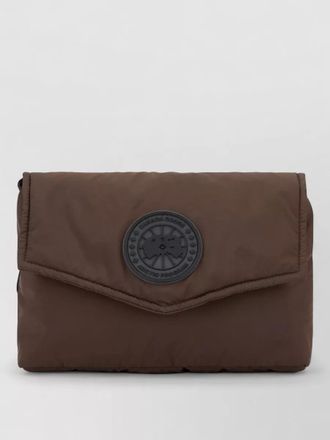 Canada Goose messenger belt bag logo detail