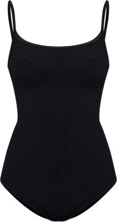 Hunza G Coverage Pamela gekreukt badpak - Zwart