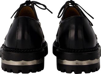 Toga Archives Derbies in Black Leather