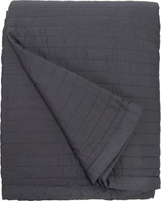 Pom Pom at Home Carlyle Quilted Coverlet in Midnight at Nordstrom, Size Queen