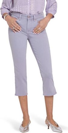 NYDJ Chloe Cool Embrace Side Slit Capri Jeans in Vintage Lavender at Nordstrom, Size 12