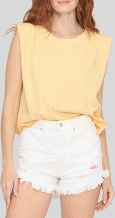 Project Social T Belzo Muscle Tank in Sahara Sun at Nordstrom, Size X-Small