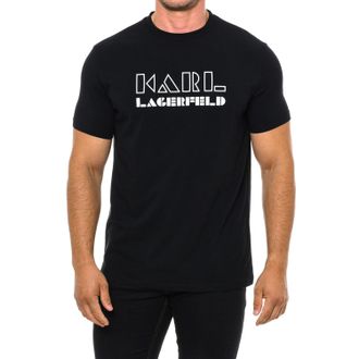 Karl Lagerfeld Mens Short sleeve t-shirt 755060 man - Black - Size X-Large