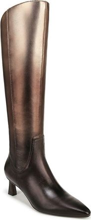 Naturalizer Deesha Kitten Heel Tall Boot in Unity Metallic at Nordstrom, Size 8.5