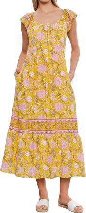 Velvet Jazlyn Dress In Sunburst